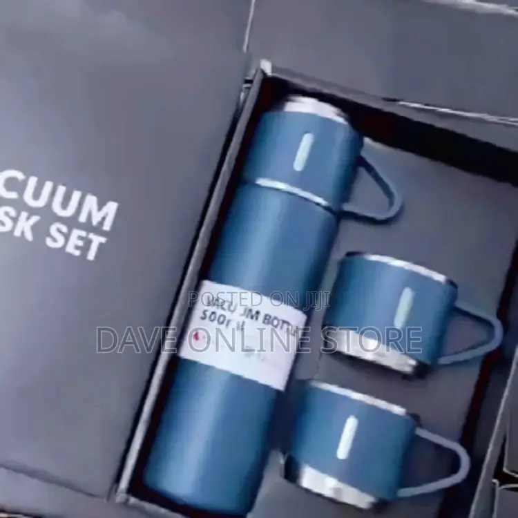 Portable Travel Vacuum Flask Set