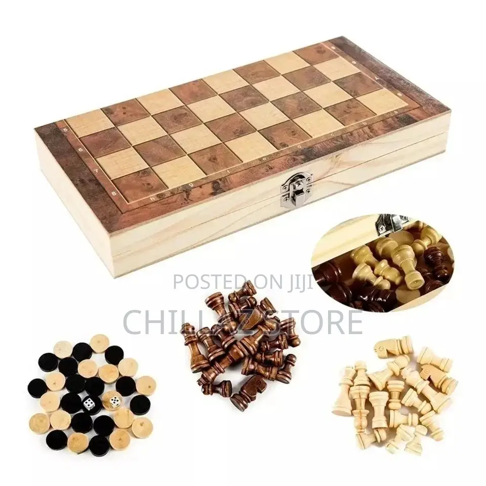 3 In1 Chess Board