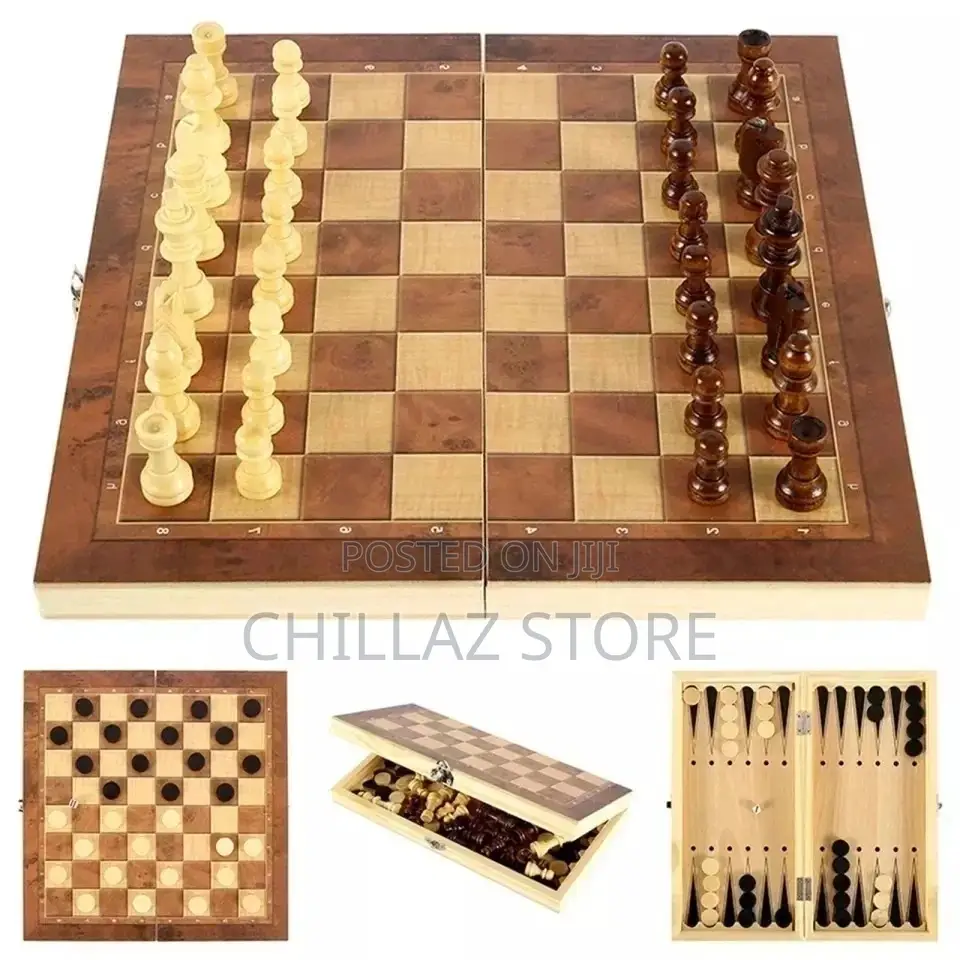 3 In1 Chess Board