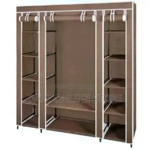 3 Columns Metallic Frame Wadrobe,