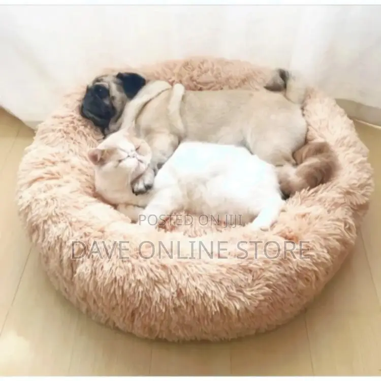 Fluffy Pet Bed for Dogs and Cats