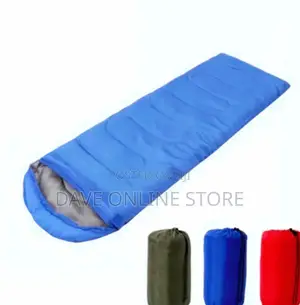 Camping Envelope With Hooded Sleeping Bag -
