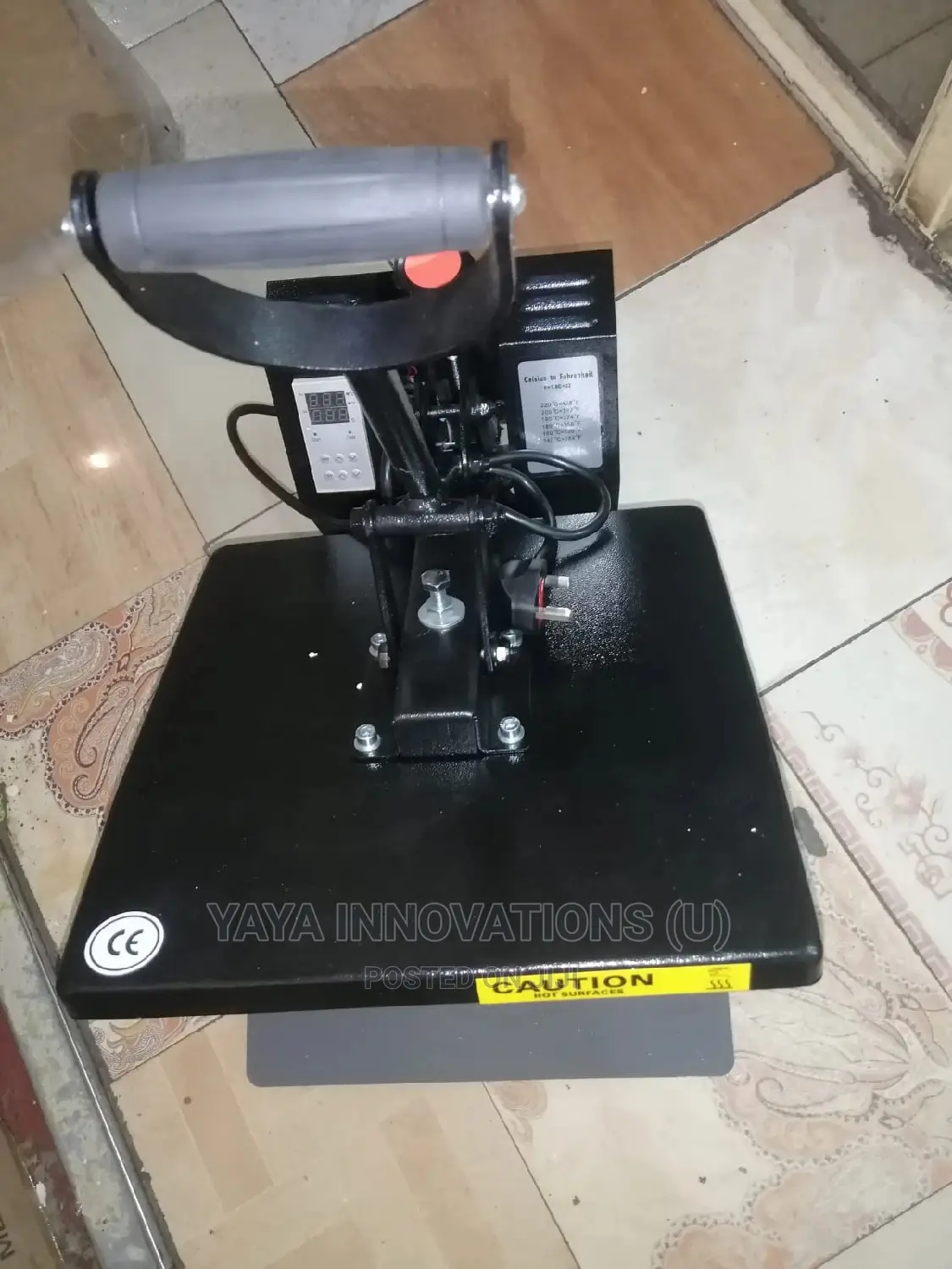 Heat Press New Flatbed Celsius Heat Up Controller