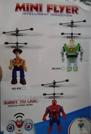 Spiderman UFO Mini Intelligent Induction Flyer Drone