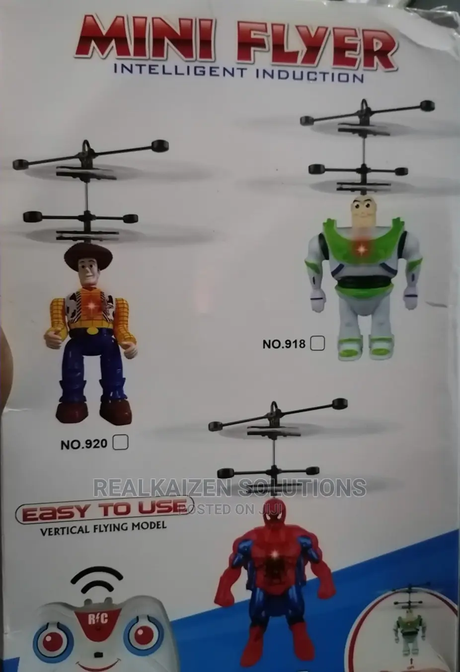 Spiderman UFO Mini Intelligent Induction Flyer Drone