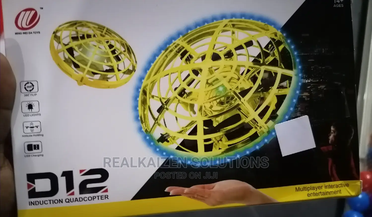 Spiderman UFO Mini Intelligent Induction Flyer Drone