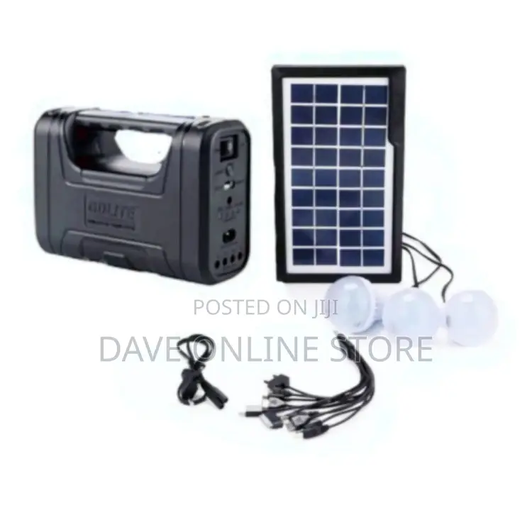 GDLITE Solar Home Lighting System With Phone Charging