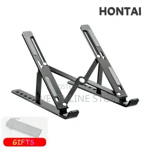 Portable Folding Laptop Stand Holder Adjustable Metalic