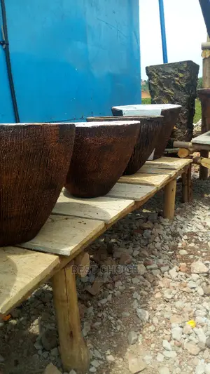 Beautiful Customized and Already Made Concrete Planters.