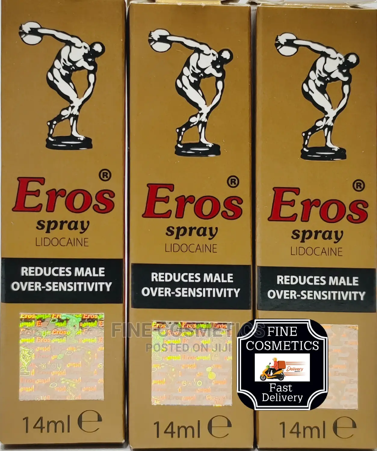 Eros Spray, Lidocaine Solution for Male Over Sensitivity