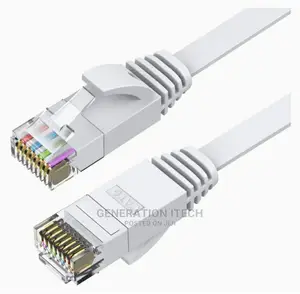 15 Meters Cat6 Ethernet Flat Cable -White