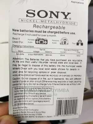 Sony Rechargeable Batteries
