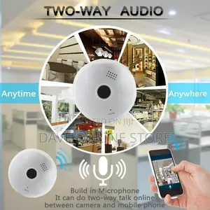Wireless IP Wifi Panoramic Security CCTV Bulb Spy Camera
