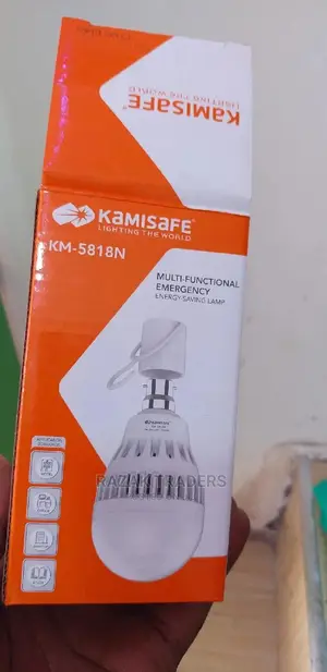 Kamisafe Rechargeable 9A LED (Pin Top) Bulb