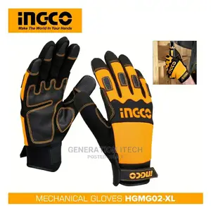 INGCO Mechanic Gloves - Microfibre Material Palm and Rubber