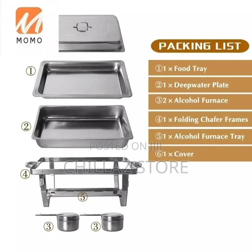Double Compartment Chafing Dish