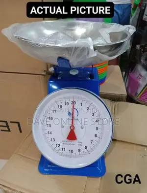Kitchen Weighing Scale Blue 20kg