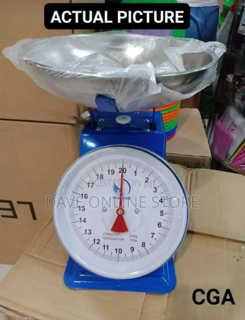 Kitchen Weighing Scale Blue 20kg