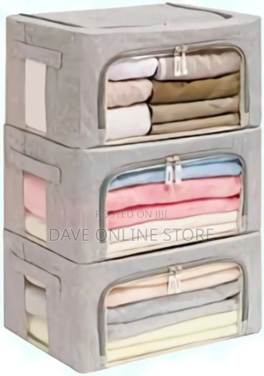 3pack Frame Clothes Storage Box - Bags
