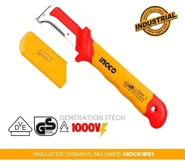 Ingco HIDCK1851 Industrial Insulated Dismantling Knife.
