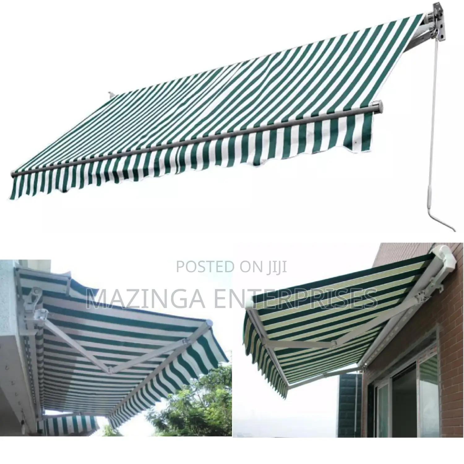 3x1.5m Outdoor Awning Rain and Sun Folding Canopy