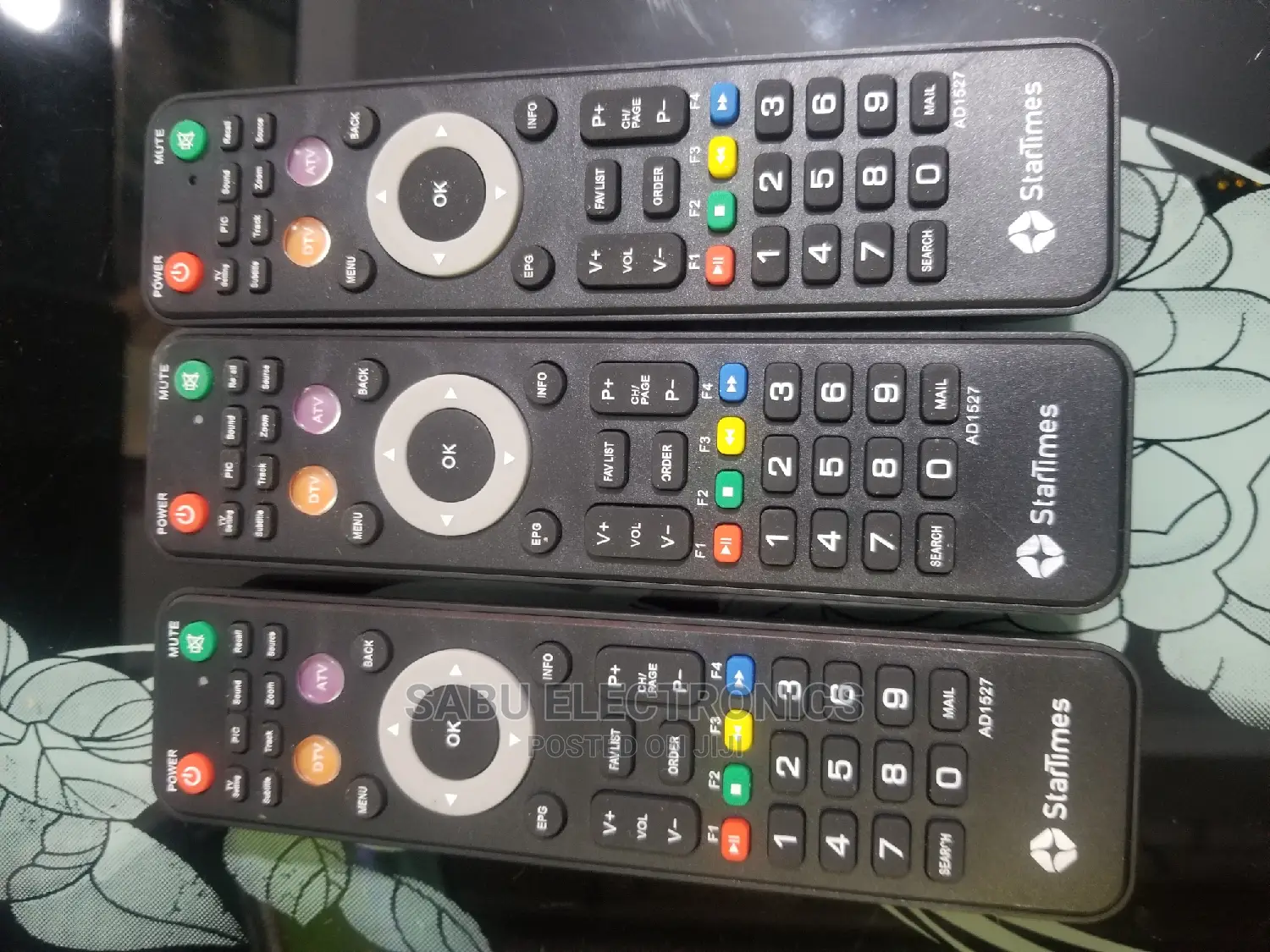 Startimes TVS Remote Control-Black