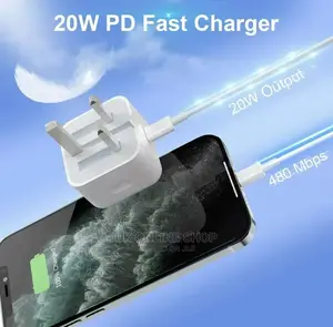 100% Genuine CE Charger/Cable PD Plug 20W for Apple